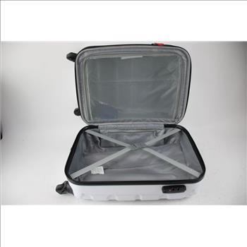 Samsonite 4-Wheel Spinner Hardshell Suitcase, White