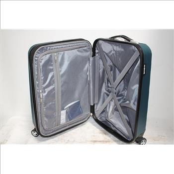 Samsonite Androla DLX 4-Wheel  Hardshell Rolling Suitcase, Blue