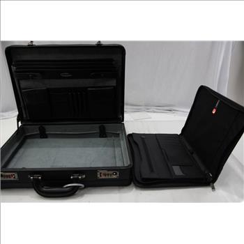 Samsonite Briefcase And Leed's Binder