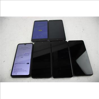 Samsung And More Cell Phone Lot,  6 Pieces, Sold For Parts