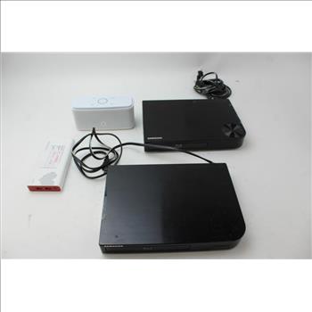 Samsung Bluray Players, Romoss Powerbank, DCSS Bluetooth Speaker: 4 Items