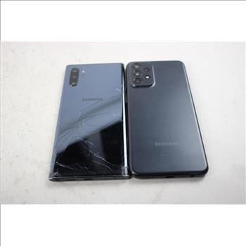 Samsung Cell Phone Lot, 2 Pieces, Sold For Parts