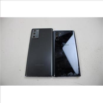 Samsung Cell Phone Lot, 2 Pieces, Sold For Parts