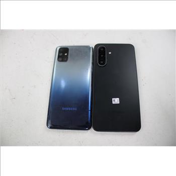 Samsung Cell Phone Lot, 2 Pieces, Sold For Parts