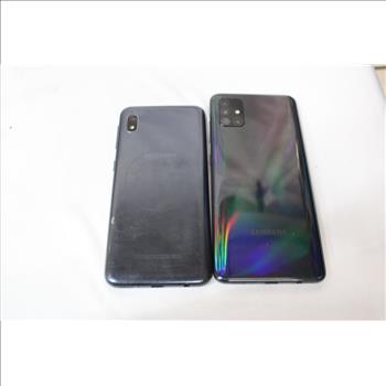 Samsung Cell Phone Lot, 2 Pieces, Sold For Parts