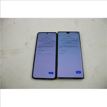 Samsung Cell Phone Lot, 2 Pieces, Sold For Parts