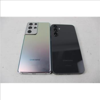 Samsung Cell Phone Lot, 2 Pieces, Sold For Parts