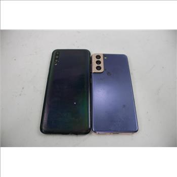 Samsung Cell Phone Lot, 2 Pieces, Sold For Parts