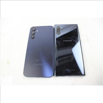 Samsung Cell Phone Lot, 2 Pieces, Sold For Parts