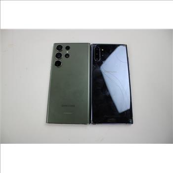 Samsung Cell Phone Lot, 2 Pieces, Sold For Parts