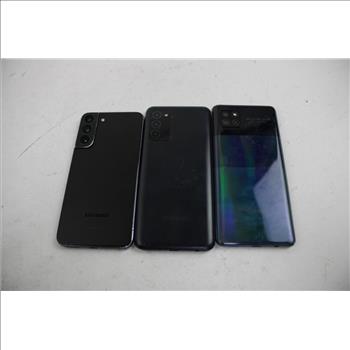 Samsung Cell Phone Lot, 3 Pieces, Sold For Parts