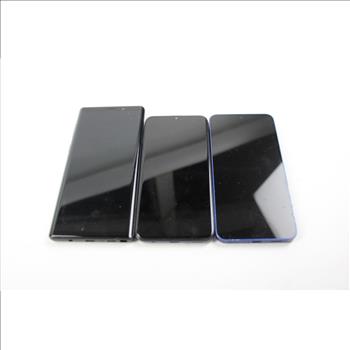 Samsung Cell Phone Lot, 3 Pieces, Sold For Parts