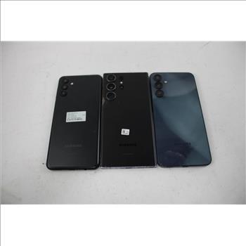 Samsung Cell Phone Lot, 3 Pieces, Sold For Parts