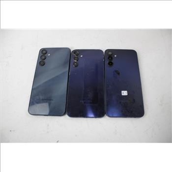 Samsung Cell Phone Lot, 3 Pieces, Sold For Parts