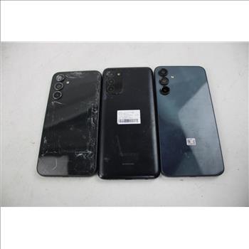Samsung Cell Phone Lot, 3 Pieces, Sold For Parts