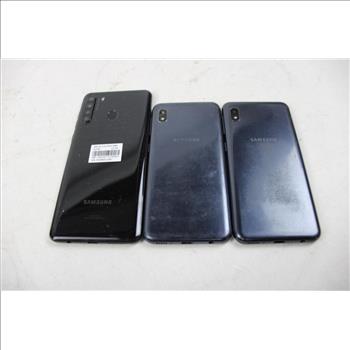 Samsung Cell Phone Lot, 3 Pieces, Sold For Parts