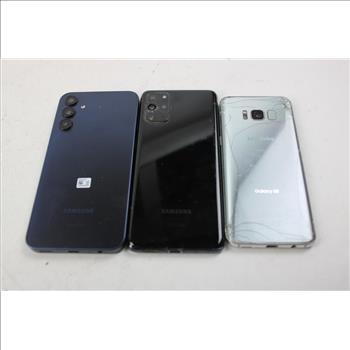 Samsung Cell Phone Lot, 3 Pieces, Sold For Parts