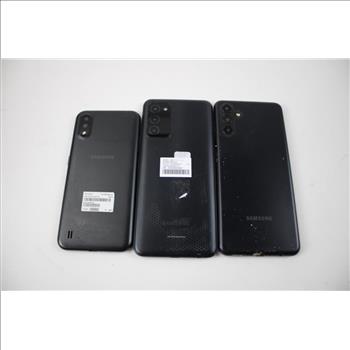 Samsung Cell Phone Lot, 3 Pieces, Sold For Parts