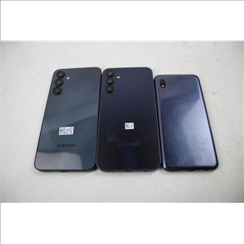 Samsung Cell Phone Lot, 3 Pieces, Sold For Parts