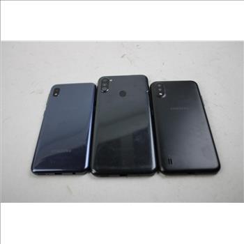 Samsung Cell Phone Lot, 3 Pieces, Sold For Parts