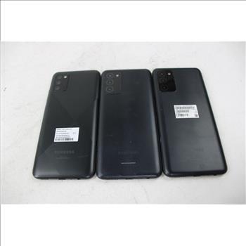 Samsung Cell Phone Lot, 3 Pieces, Sold For Parts