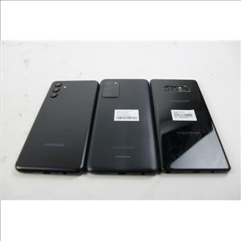 Samsung Cell Phone Lot, 3 Pieces, Sold For Parts