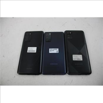 Samsung Cell Phone Lot, 3 Pieces, Sold For Parts