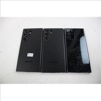 Samsung Cell Phone Lot, 3 Pieces, Sold For Parts