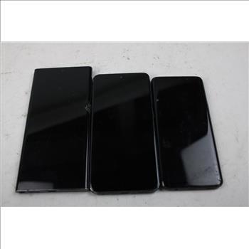 Samsung Cell Phone Lot, 3 Pieces, Sold For Parts