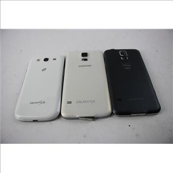 Samsung Cell Phone Lot, 3 Pieces, Sold For Parts