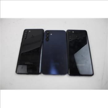 Samsung Cell Phone Lot, 3 Pieces, Sold For Parts
