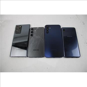 Samsung Cell Phone Lot, 4 Pieces, Sold For Parts