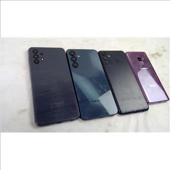 Samsung Cell Phone Lot, 4 Pieces, Sold For Parts