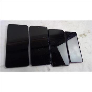 Samsung Cell Phone Lot, 4 Pieces, Sold For Parts