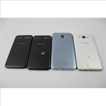 Samsung Cell Phone Lot, 4 Pieces, Sold For Parts
