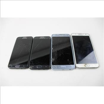 Samsung Cell Phone Lot, 4 Pieces, Sold For Parts