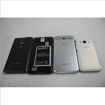 Samsung Cell Phone Lot,  4 Pieces, Sold For Parts