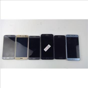 Samsung Cell Phone Lot, 6 Pieces, Sold For Parts