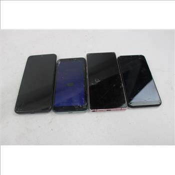 Samsung, Cricket Cell Phone Lot, 4 Pieces, Sold For Parts