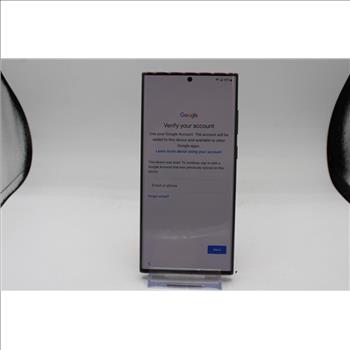Samsung Galax S22 Ultra, 128GB, Verizon Wireless, Google Account Locked, Sold For Parts