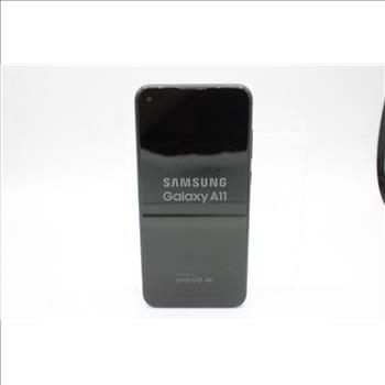 Samsung Galaxy A11, 32GB, Unknown Carrier, Google Account Locked, Sold For Parts