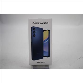 Samsung Galaxy A15 5G Smartphone, 128GB, Blue Black - NEW IN OPEN BOX