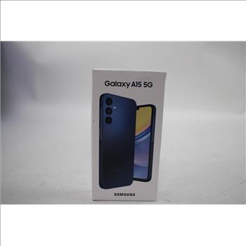 Samsung Galaxy A15 5G Smartphone, 128GB, Blue Black - NEW IN OPEN BOX