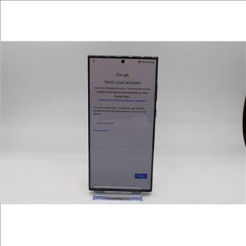 Samsung Galaxy S23 Ultra, 256GB, Carrier, Google Account Locked, Sold For Parts