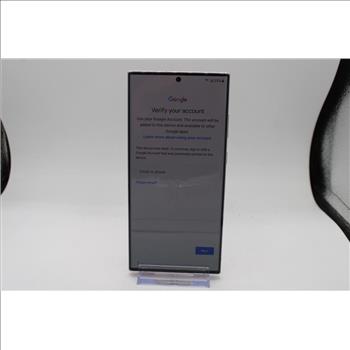 Samsung Galaxy S23 Ultra, 256GB, Carrier, Google Account Locked, Sold For Parts