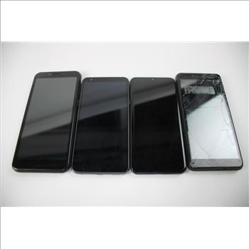 Samsung, LG, C5L Max, Uno Cell Phone Lot, 4 Pieces,