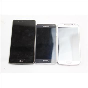 Samsung, Lg Cell Phone Lot,  3 Pieces, Sold For Parts