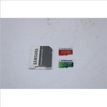 Samsung MicroSD Memory Cards, 256GB, Lot Of 2