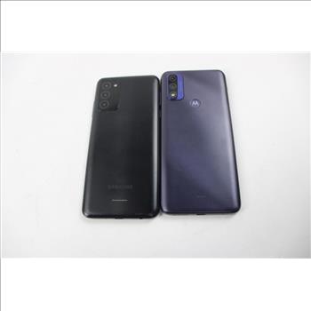Samsung, Motorola Cell Phone Lot, 2 Pieces, Sold For Parts
