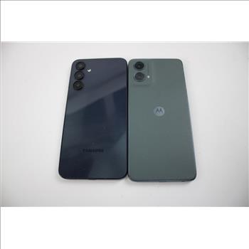 Samsung, Motorola Cell Phone Lot, 2 Pieces, Sold For Parts